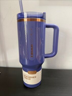 Stanley x Calia NWT Quencher H2.0 Tumbler in Purple with Copper Accent